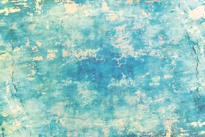 DIMEX | Vliesová fototapeta Modrá betonová zeď MS-5-2443 | 375 x 250 cm | modrá, bílá