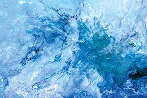 DIMEX | Vliesová fototapeta Efekt oceánské bouře MS-5-2479 | 375 x 250 cm | modrá, bílá