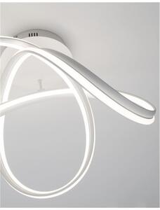 Nova Luce Stropní svítidlo TRUNO bílá hliník a akryl LED 60W 3000K stmívatelné