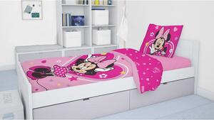 Bavlněné ložní povlečení Minnie Mouse - Disney - 100% bavlna - 70 x 90 cm + 140 x 200 cm