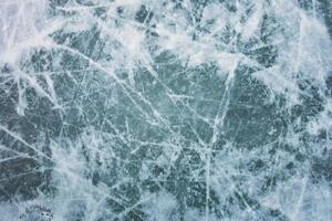 DIMEX | Vliesová fototapeta Poškrábaný povrch ledu MS-5-2495 | 375 x 250 cm | modrá, bílá