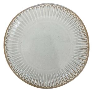 Keramický dezertní talíř Grau, (fi) 21 cm, šedá