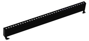 Nova Luce WALL WASHER černý hliník a sklo LED Chip Cree 48W 3000K DC24V nastavitelné 30st. IP67 Max Power 300W