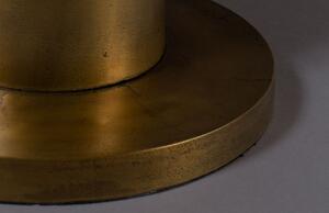 Zlatý kovový konferenční stolek DUTCHBONE Brute O 63 cm