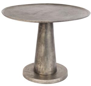 Stříbrný konferenční stolek DUTCHBONE Brute O 63 cm
