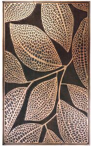 Breno Rohožka listy, Černá, 45 x 75 cm