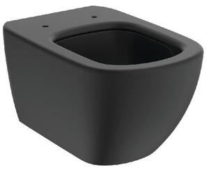 Ideal Standard Tesi - Závěsné WC, Aquablade, černá T0079V3