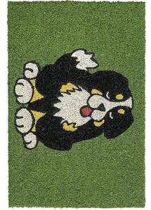 Breno Rohožka černý pes, Zelená, Vícebarevné, 40 x 60 cm