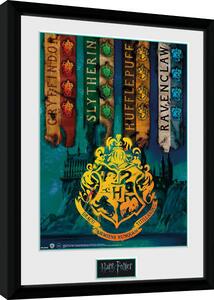 Obraz na zeď - Harry Potter - House Flags