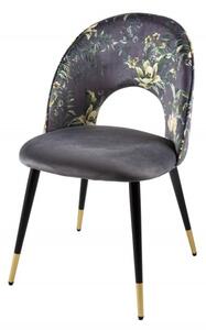 Jídelní židle BOUTIQUE FLOWERS šedá Nábytek | Jídelní prostory | Jídelní židle | Všechny jídelní židle