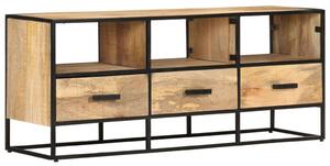 TV stolek 110 x 30 x 45 cm hrubé mangovníkové dřevo