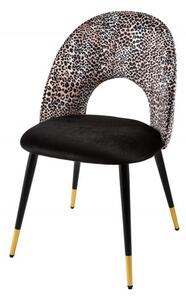 Jídelní židle BOUTIQUE LEOPARD černá Nábytek | Jídelní prostory | Jídelní židle | Všechny jídelní židle
