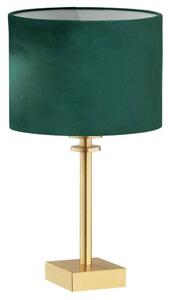 Argon 8106 - Stolní lampa ABBANO 1xE27/15W/230V mosaz/zelená AR8106