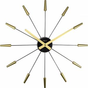 Nextime Plug Inn Gold 2610go nástěnné hodiny , pr. 60 cm