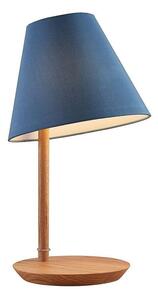 Lucande - Jinda Stolní Lampa Blue/Wood - Lampemesteren