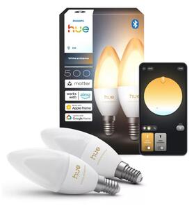 SADA 2x LED Stmívatelná žárovka Philips Hue WA B39 E14/3,7W/230V 1000-20000K