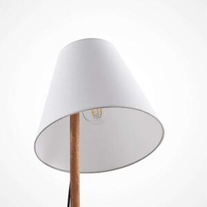 Lucande - Jinda Stolní Lampa White/Wood - Lampemesteren