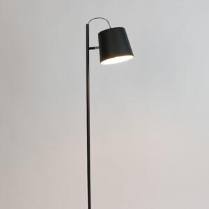 OnaDnes -20% Černá stojací lampa ZUIVER BUCKLE 150 cm