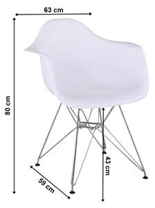 Jídelní židle Fenren 2 (bílá). 1034654