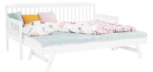 Dětská rozkládací postel 90 cm Pazzan (bílá) (s roštem). Vlastní profesionální přeprava až k Vám domů 1034667