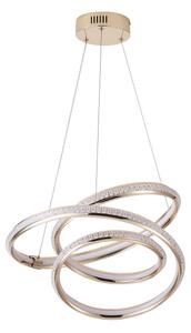 LED Lustr na lanku SATURN LED/38W/230V 3000K 50x50 cm