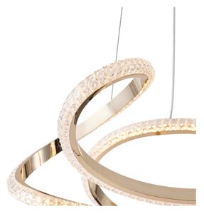 LED Lustr na lanku SATURN LED/24W/230V 3000K 50x120 cm