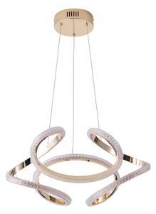 LED Lustr na lanku SATURN LED/24W/230V 3000K 50x120 cm