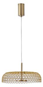 LED Lustr na lanku PERFORATO LED/10W/230V 3000K zlatá pr. 35 cm
