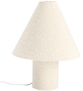 Bizzotto Bílá bouclé stolní lampa Radha