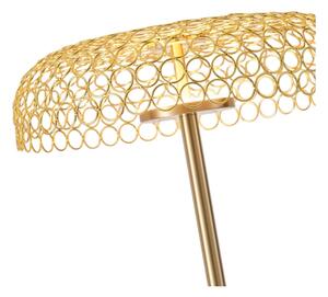 LED Stojací lampa PERFORATO LED/10W/230V 3000K zlatá