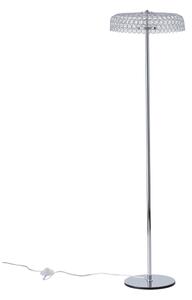 LED Stojací lampa PERFORATO LED/10W/230V 3000K lesklý chrom