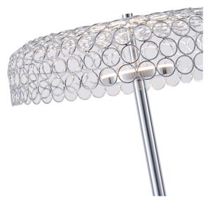 LED Stojací lampa PERFORATO LED/10W/230V 3000K lesklý chrom