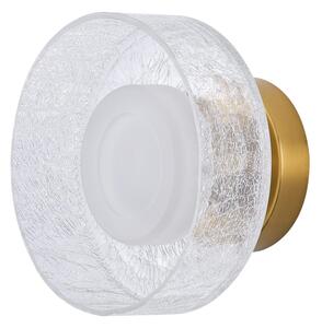 LED Nástěnné svítidlo NIMBUS LED/8W/230V 3000K zlatá/čirá