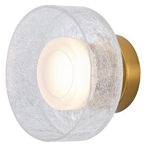 LED Nástěnné svítidlo NIMBUS LED/8W/230V 3000K zlatá/čirá
