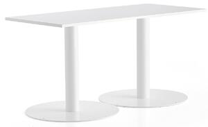 AJ Produkty Stůl ALVA, 1400x700x720 mm, bílá, bílá