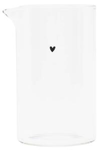 Skleněný džbánek Black Heart 250 ml