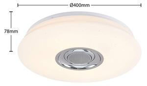Lindby - Elpida LED Stropní Lampa w/Speaker OpalLindby - Lampemesteren