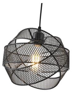 Lustr na lanku OGGI 1xE27/40W/230V černá