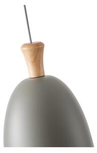Lustr na lanku SIMPLO 1xE27/15W/230V šedá pr. 23 cm
