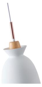 Lustr na lanku SIMPLO 1xE27/15W/230V bílá pr. 19,5 cm