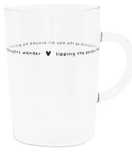 Vysoký skleněný hrnek Tea 400 ml