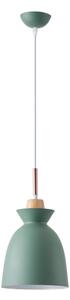Lustr na lanku SIMPLO 1xE27/15W/230V zelená pr. 19,5 cm