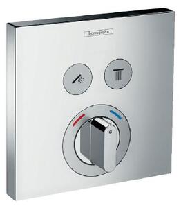 Hansgrohe Shower Select - Baterie pod omítku pro 2 spotřebiče, chrom 15768000