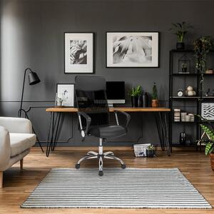 Kancelářská židle k psacímu stolu se síťkou, černá, Casaria
