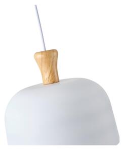 Lustr na lanku SIMPLO 1xE27/15W/230V bílá pr. 27 cm