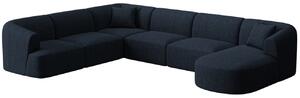 -25 % Dny MOMENTI– Cosmopolitan Design Královsky modrá čalouněná rohová pohovka Campi 330 cm, levá