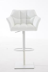 Barová židle Damas W1~ koženka, bílý rám Barva Bílá