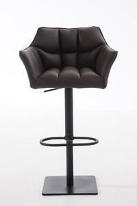 Barová židle Damas B1 ~ koženka, černý rám Barva Hnědá
