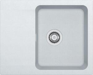 Franke Orion - Tectonitový dřez OID 611-62, 620x500 mm, bílá 114.0288.566