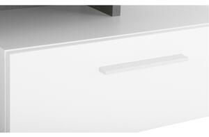 Konferenční stolek ZINGARO bílá/šedá